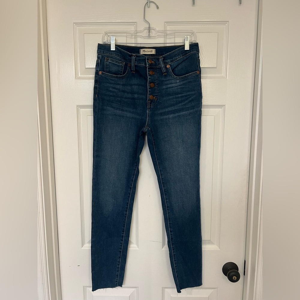 Madewell 9 inch skinny mid rise Women's Blue Jeans